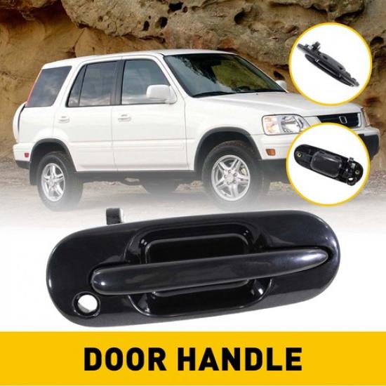 For 1997-2001 Honda CRV Exterior Door Handle Front Driver Passenger Side Black