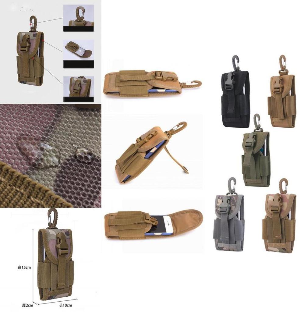 Robuste 5,5 Zoll Armee Taktische Tasche für Handy Haken Abdeckung Beutel Hülle Langlebig