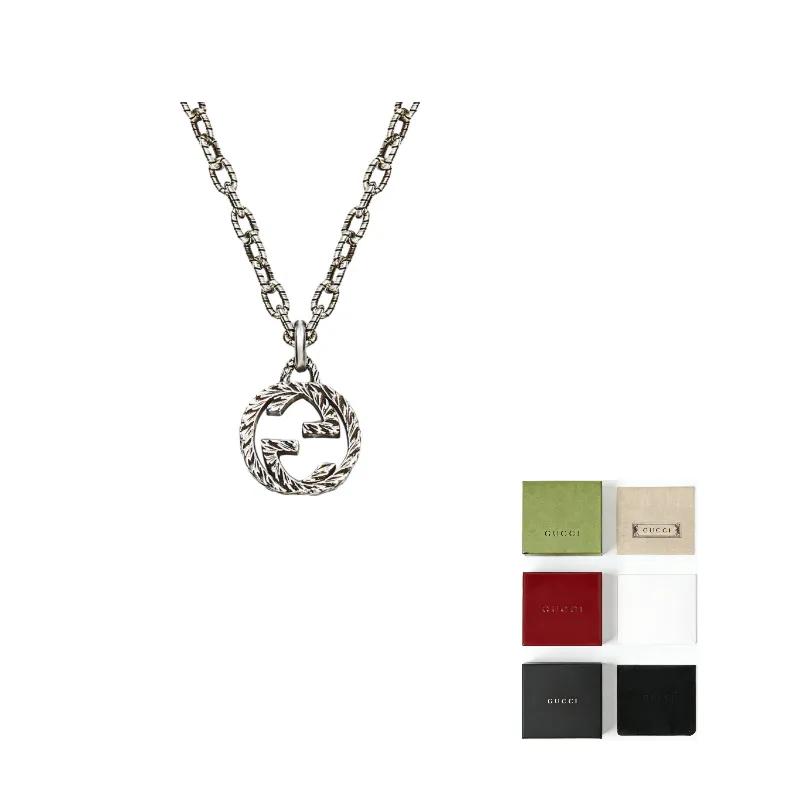 Gucci Double G Necklace Collection 925 Silver Necklace (Unisex) Necklaces