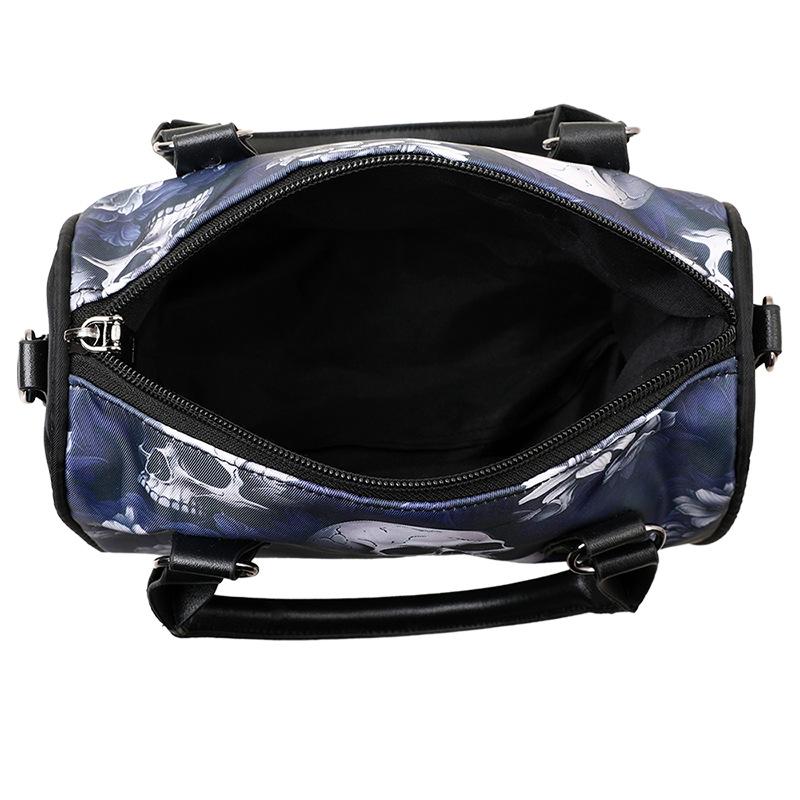 Women's Boston Bag Shoulder Oxford Bag Large Capacity Crossbody Bag Punk Skull Print Feminine Brand High Quality New