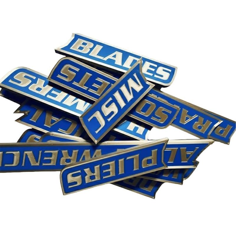 12 Pack Of Magnetic Toolbox Labels, 3D-Printed Tool Box Labels For Tool Organization, Reusable Tags For Steel Toolboxes, Carts,