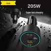 PISEN 205W Fast Car Charger for Apple, Huawei & Android Devices