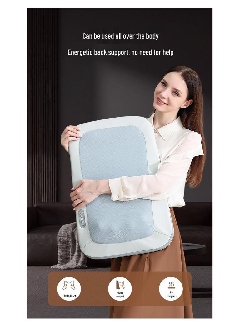 Smart Wireless Full-Body Kneading Massager Cushion