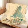 Artist Q-Quentin B-Blake Throw Flannel Blanket, Soft Warm, Durable & Washable cute Cool