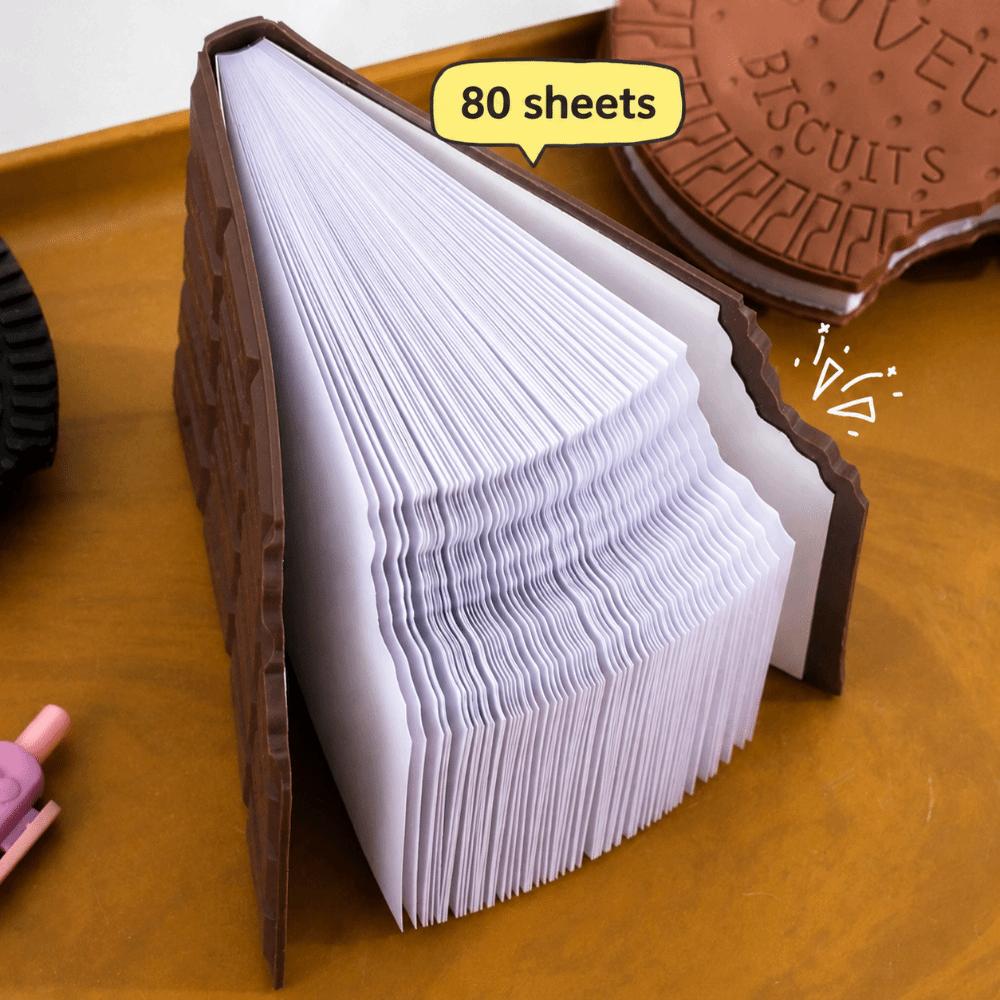 With Scent Notebook Chocolate/Cookie Shape Pocket Journal Cookie Shaped Notebook  Gift