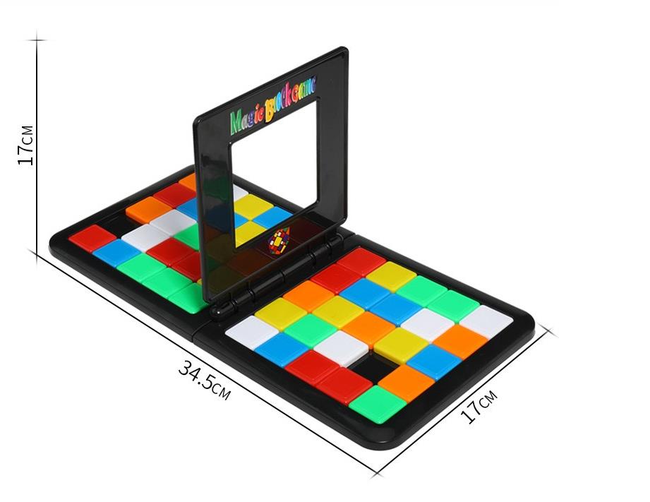 Kids Color Battle Square Race Game Parent-Child Square Desktop Puzzles Learning Educational Toys Anti Stress Boys Girls Gifts