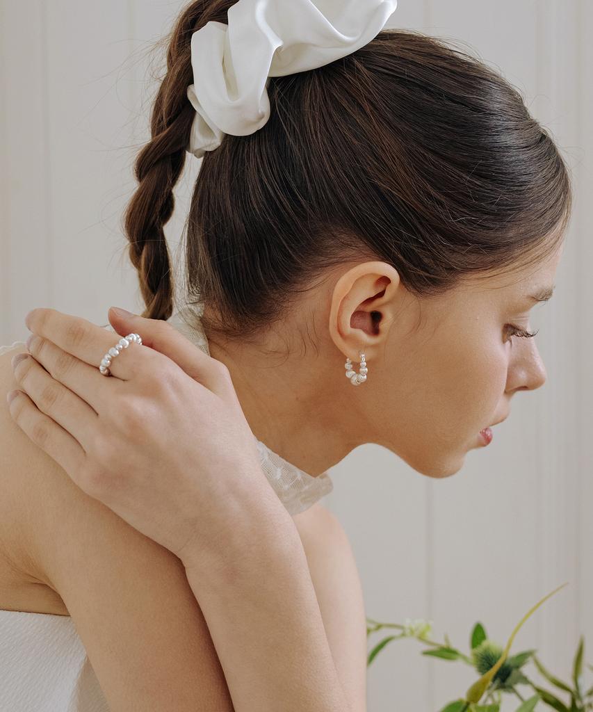 Has [Silver 925] Hms013 Wave Ball Ring