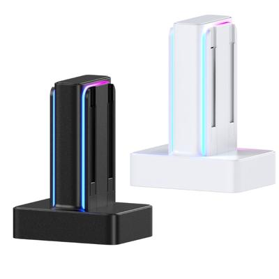 ABS Charging Station Safe Storage Solution Multiple Color LED Charging Stand ABS Stand for Switches Game Controllers