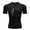 Herren Kompressions-Trainings-T-Shirt, Schnelltrocknend, Atmungsaktiv, Athl