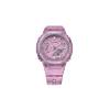 G-SHOCK Série Ice Tough Mostrador Octogonal Transparente À Prova d'Água e de Choque Relógio Esportivo Movimento a Quartzo Pulseira de Resina Japonês GMA-S2100SK-4APR