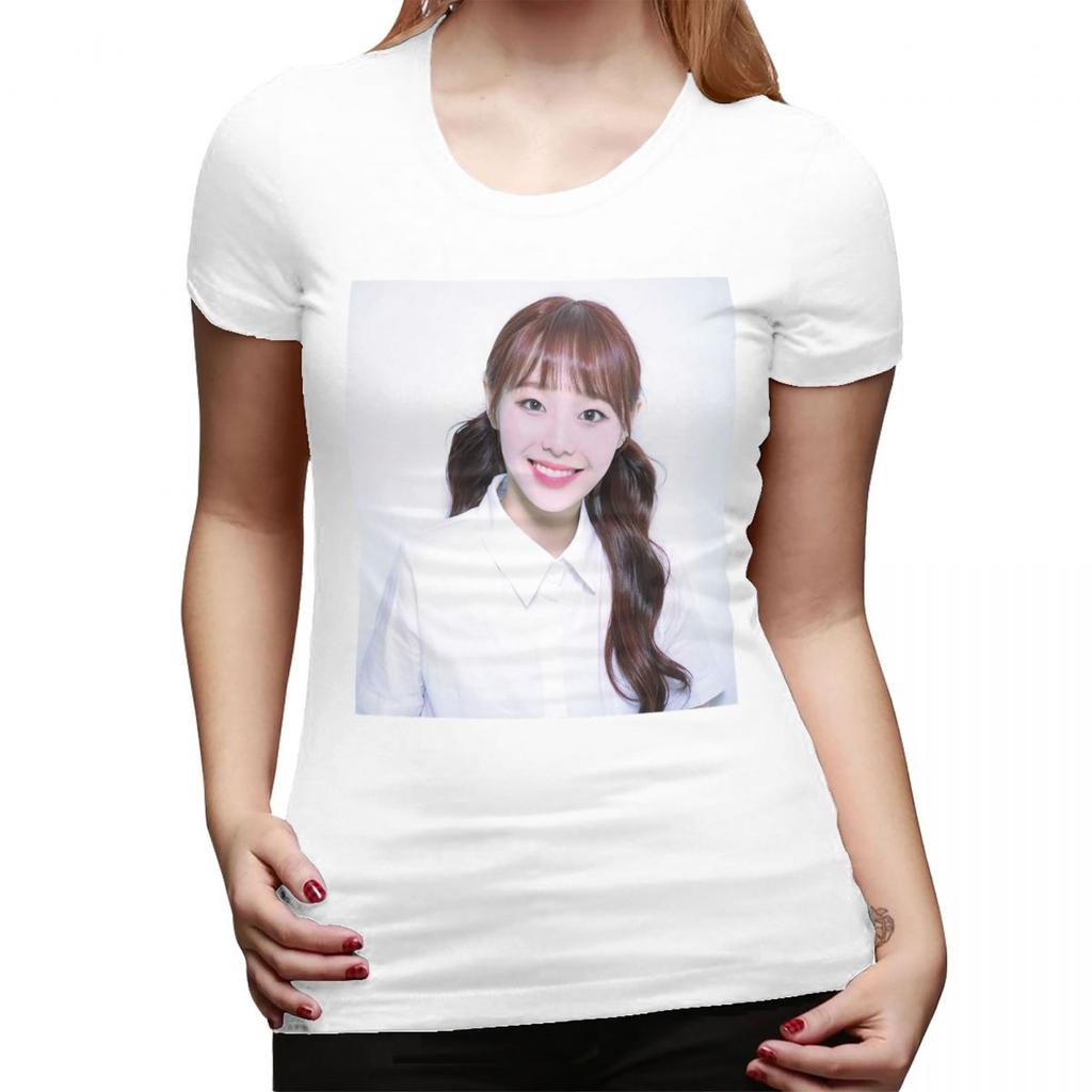 Chuu Loona TShirt for Women Round Neck Streetwear T Shirts Womens Tees Short Summer Clothes Tops