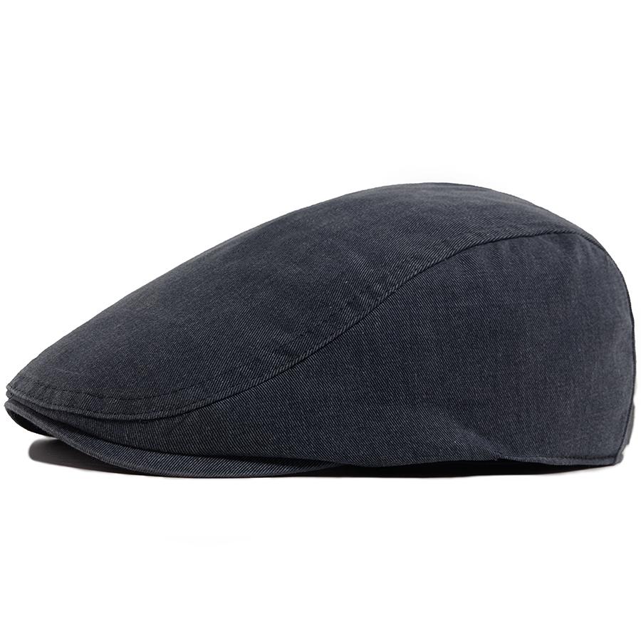 Men Washed Vintage Beret Fashion Front Back Wear Man Cap Spring Autumn Women's Flat Hat Retro Casual Newsboy Cap Unisex