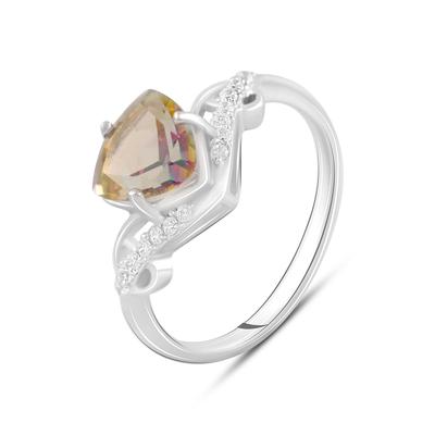 Stříbrný prsten s mystic topazem 2,43ct (2116080)