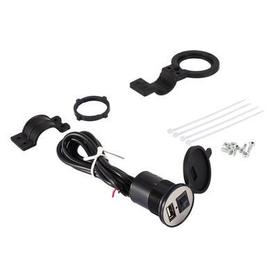 USB nabíjačka pre mobilný telefón na motorku Vodotesný port zásuvka 12V