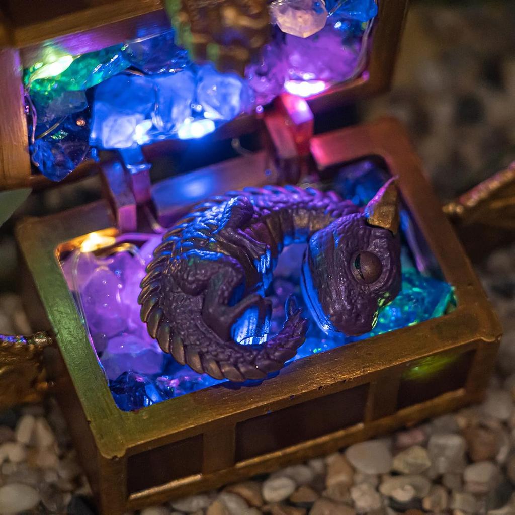 Resin Box Silicone Molds Set of 2, Treasure Chest and Magic Book Case with Lids