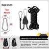 Adjustable Reflective Windproof Camping Tent Rope Pulley System
