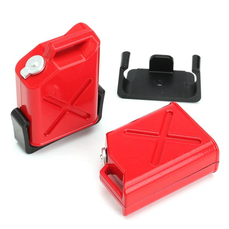 

Realistic 2pcs 110 Rc Rock Crawler Truck Cars Accessories With Mini Gas Cans And Brackets 2pcs