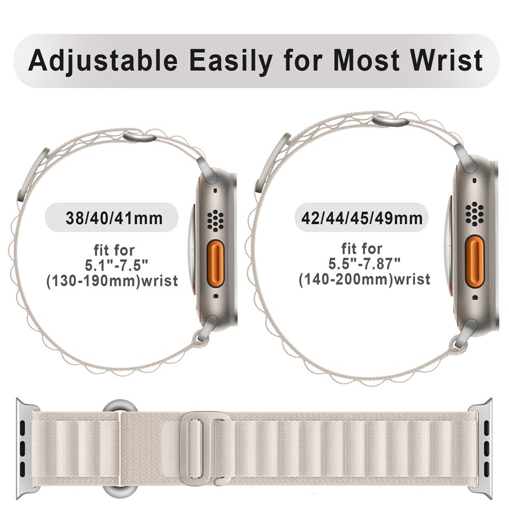 For Apple Watch Band 44mm 40mm 49mm 41mm 45mm 42mm 46mm Alpine loop bracelet correa iWatch Ultra 2 series 7 6 3 se 8 9 10 Straps
