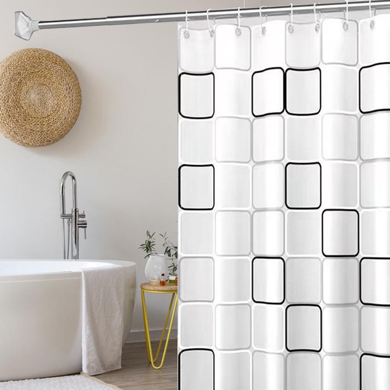 Cortină de duș groasă impermeabilă pentru compartimentarea băii