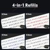 High Quality Metal Gravity Sensor Pen 4 In 1 Press Type 3Colors Ballpoint Pen Multi-Function Gel Pen School Office