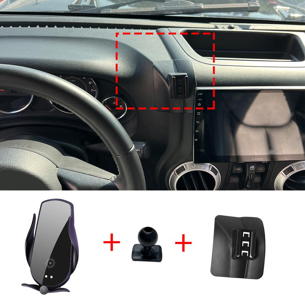 Car Mobile Phone Holder for Jeep Wrangler 2011~2018 Navigation Stand Auto Accessories GPS Bracket