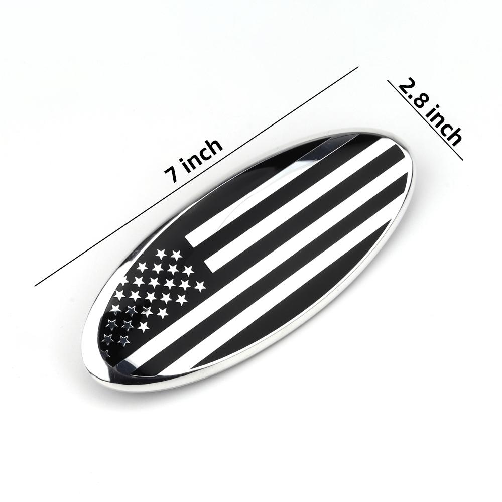 For Ford Front Grille Emblem Hood Badge Logo Sticker For Explorer Fiesta F150 F250 F350 Edge Ranger Expedtion Auto Accessories ASU1