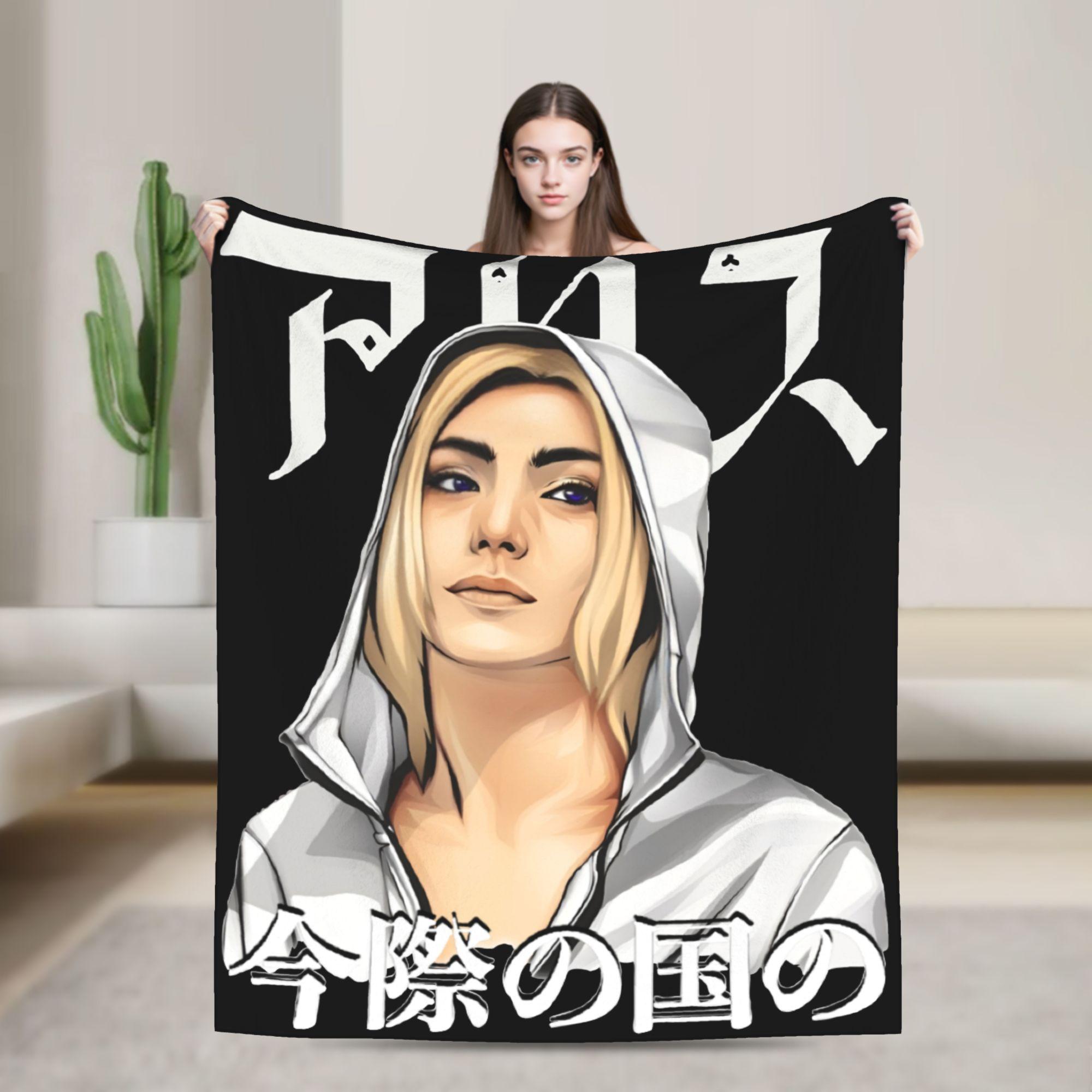 

Chishiya Shuntaro Alice In Borderland Blanket Flannel Funny Warm Throw Blanket for Bedding Lounge Summer 100x150cm