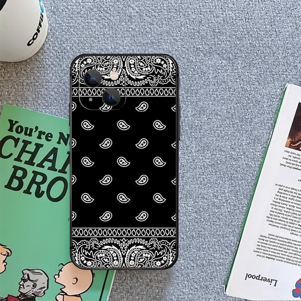 Bandana Fashion Kerchief Phone Case Cover Coque For Iphone Xiaomi Mi Samsung Galaxy Redmi Note A S 11 12 13 14 15 22 23 24 5G Pro Plus Max Fe Ultra
