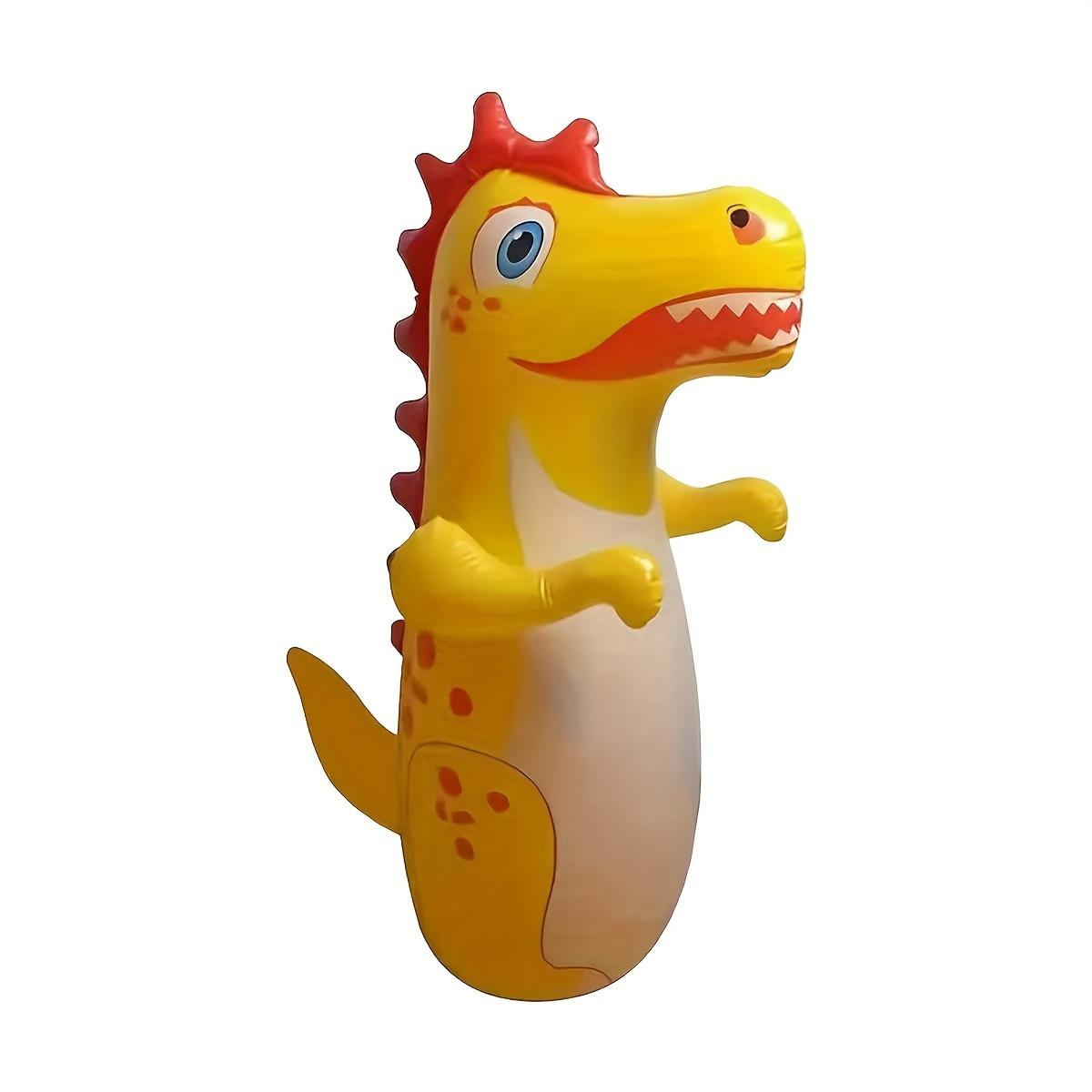 

Colorful Dinosaur Inflatable Sandbags - a Vertical Flip Toy for Teenagers Dinosaur Toy Practice Daily Boxing жёлтый