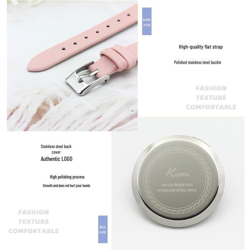 Digital Exam Watch for Students - Simple Style for Girls In Elementary To College with Scale Belt