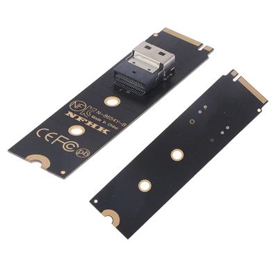 Placa Adaptadora Conversora NVMe M.2 NGFF para Slimline SAS para Placa-mã de PC Desktop