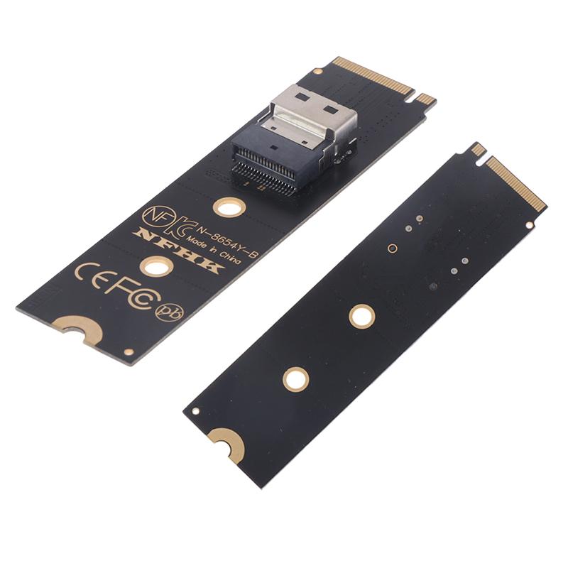 Nvme M.2 Ngff To Slimline Sas Adapter Converter Card For Pc Desktop Mainboard