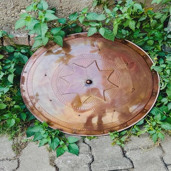 Griechischer Kriegerschild Nachbildung  Mittelalterlicher Trojanischer Troja-Schild  Handgefertigte Altgriechische Rüstung  Filmausstattung  Wohndekor Geschenk