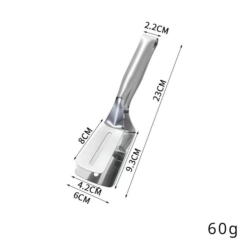 

HANYANG Утолщенная лопатка для жарки из нержавеющей стали, перевернутая лопаточка для жарки рыбы, зажим для еды, антипригарный зажим для стейка, кухонный многофункциональный зажим для блинов