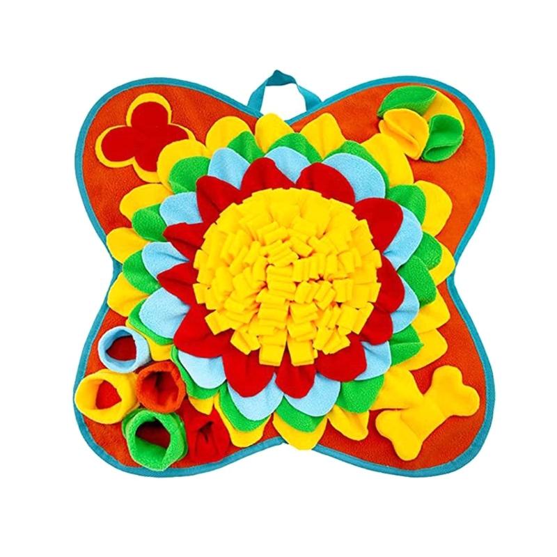 Snuffle Mat Dog Slow Feeder Treats Pad Pet Sniffing Toy Pad Licking Mat Puppy Training Pad Pet Dogs Feeding Supplies