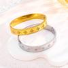Classic four-leaf clover bracelet women's zircon inlay ring fashion kaleidoscope bracelet women's jewelry high-end fashion jewelry