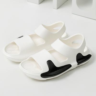 Fashion Summer Platform Sandals Couple Shoes   Anti-slip Sandals 2024 The New Home Slippers Outdoor Men Sandals Soft BottomShoes for Men