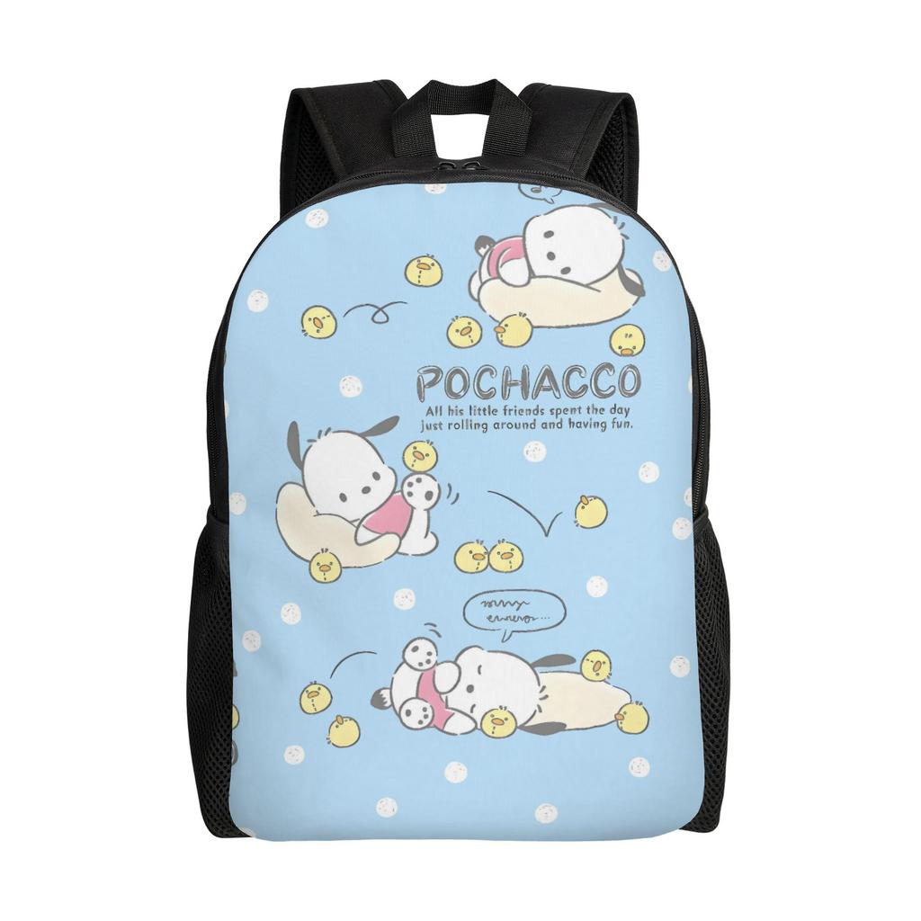 P-Pochaccoes Backpacks for Women Men School College Student Bookbag Fits 15 Inch Laptop Dog Cartoon Bags