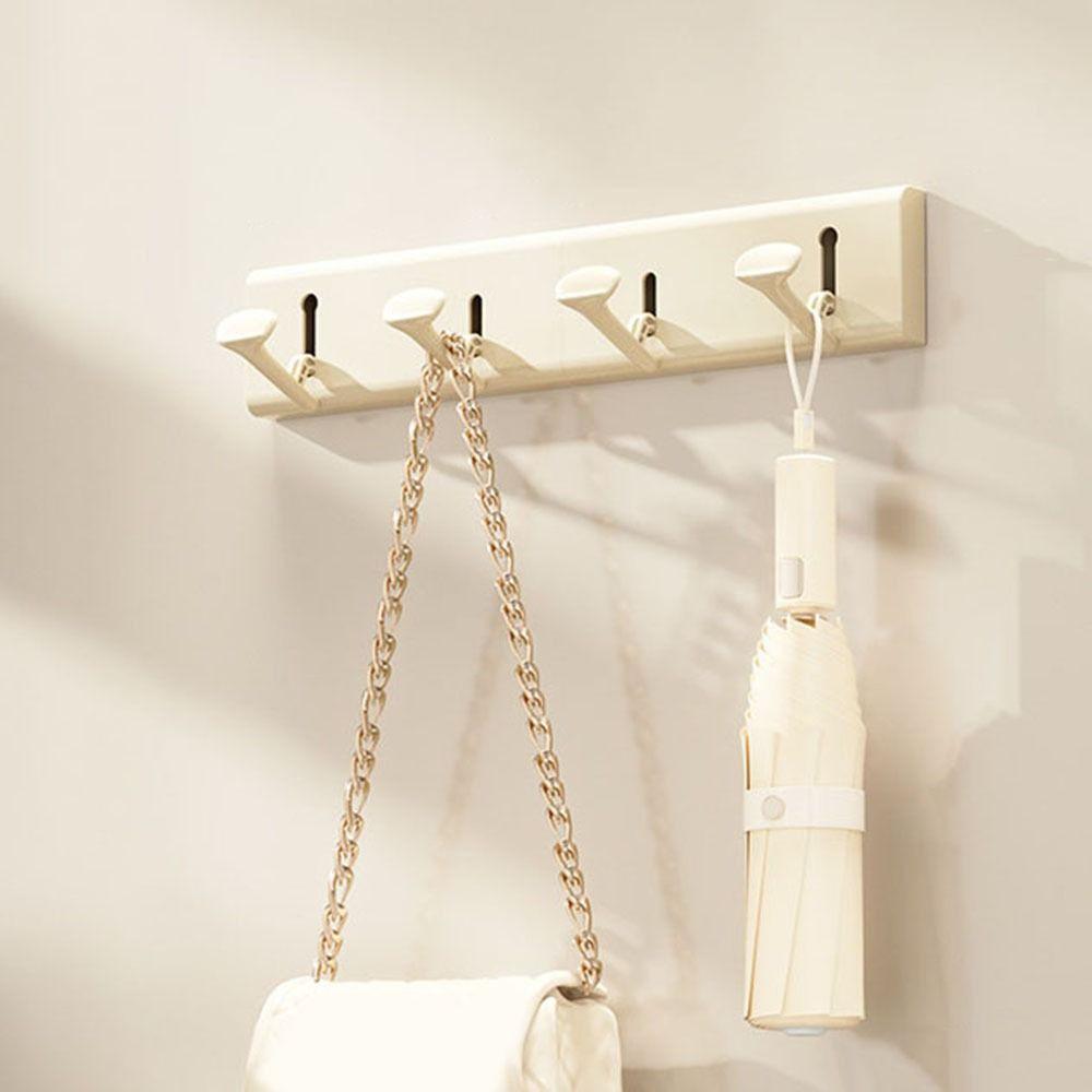 Space Aluminum Clothes Hooks Wall Mounted Waterproof Coat Hook Decorative Moisture-proof Sticky Hooks Living Room