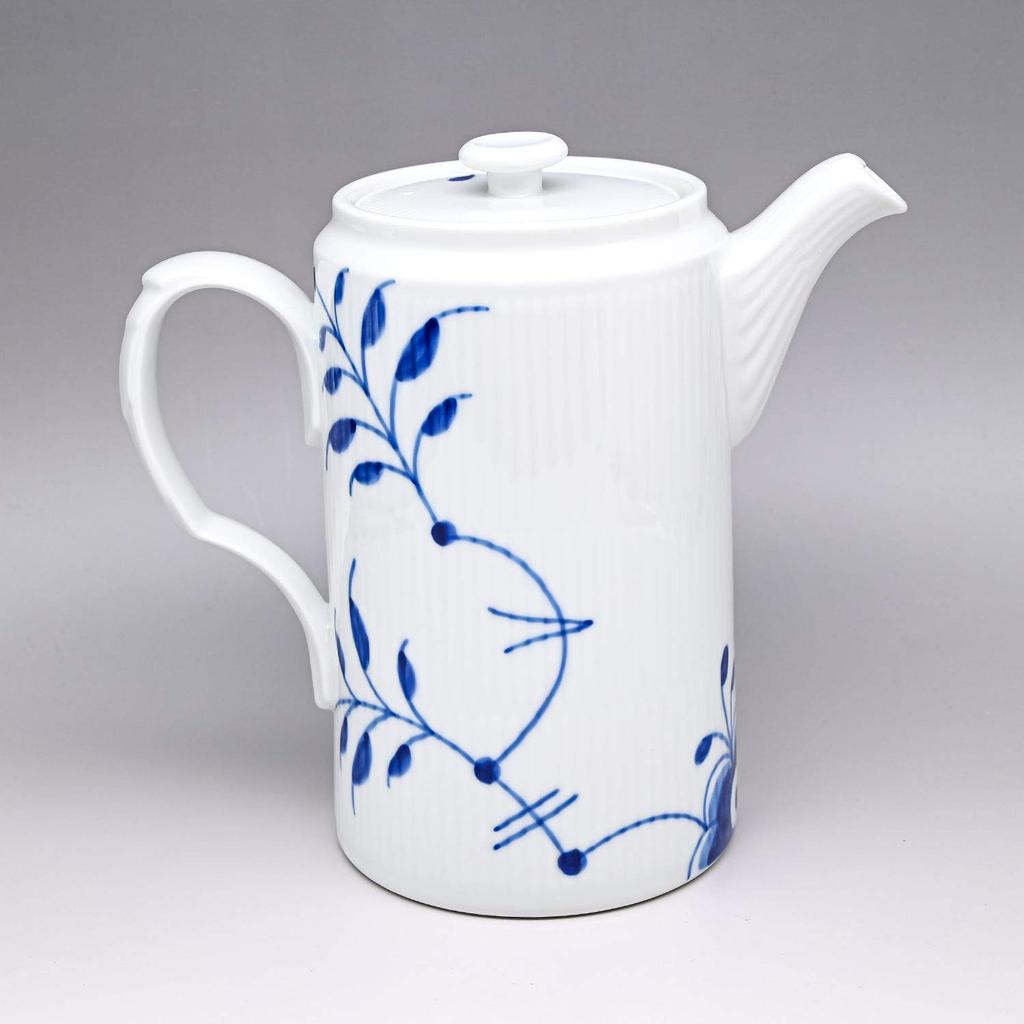 ROYAL COPENHAGEN Niebieski Fluted Mega Doniczka Cylinder Wydanie na 20. Rocznicę 1100ml 2381118(1052389) [Używany]