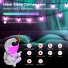 Sunrise Simulation Alarm Clock, Astronaut Design with 7-Color Light & Nature Sounds - Gentle Wake-Up, Dual Alarm, Night Light