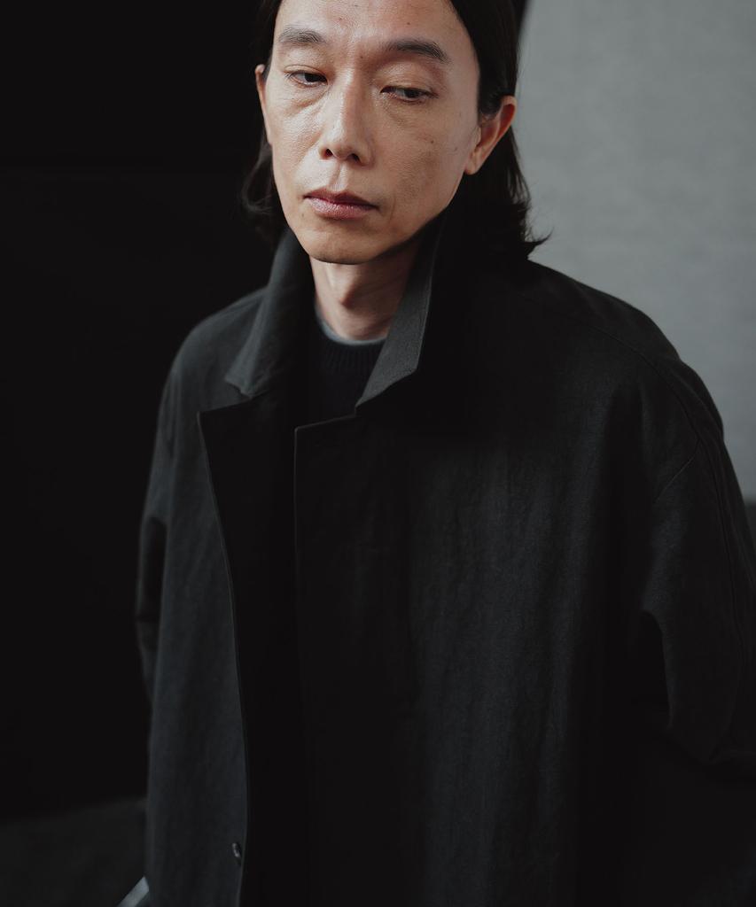 BLANKROOM Cairn Coat_Fade Black