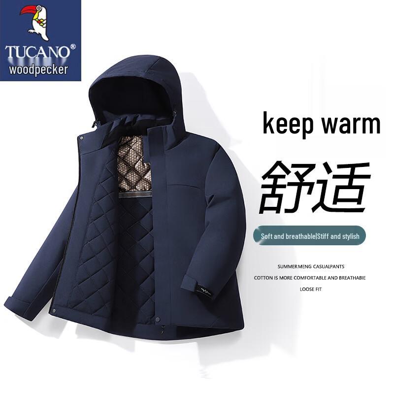 TUCANO Men's Hooded Outdoor Padded Jacket