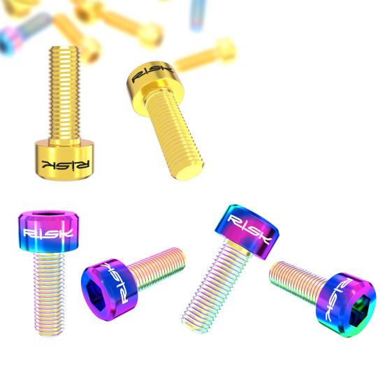 2Pcs Shifter Screw Lightweight Anode Good Toughness Stable Titanium Alloy Anti Corrosion Trigger