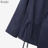 ZANZEA Women Long Sleeve Blouse and Pants Casual Two Piece Suit Sets