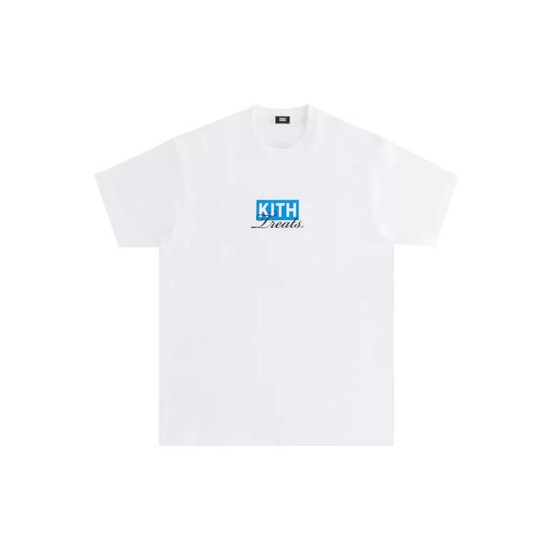 

Футболка Kith Treats New York Café, белые мужские топы KHT030082-101