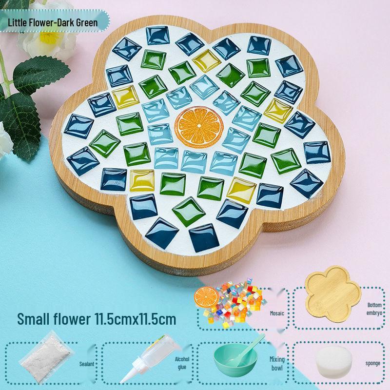 Handmade Mosaic Coaster DIY Kit for Students – Perfect for Mother's Day & Kindergarten Activities
