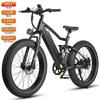 Bicicletă Electrică Maxturn Mx1 Motor 250W Frâne Duble pe Disc Viteză Maximă 25Km/h Roți Grase de 26" Suspensie Completă Bicicletă Electrică pentru Adulți 48V 13Ah Sarcină Maximă 150kg