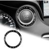 AIRSPEED Car Center Console Button Frame Cover Carbon Fiber AC Control Panel Interior Trim Accessories for Lexus IS250 IS300 IS350 IS200T 2013-2019,
