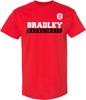 UGP Campus Apparel NCAA Basketball Schräg, T-Shirt in Teamfarbe, College, Universität